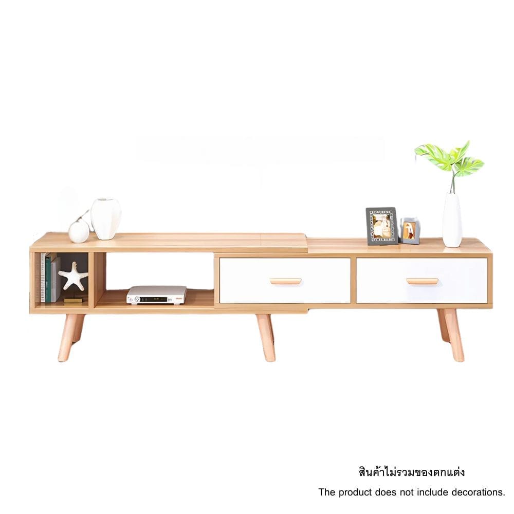 ตู้วางทีวี PROMA-TVS-19-01 198 ซม. สีน้ำตาล